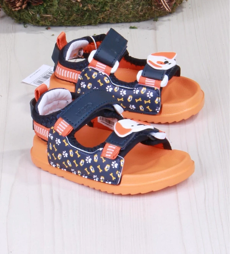 332.B25Y.250 Lacivert İnkago Anatomik Erkek Çocuk Sandalet - Görsel 1