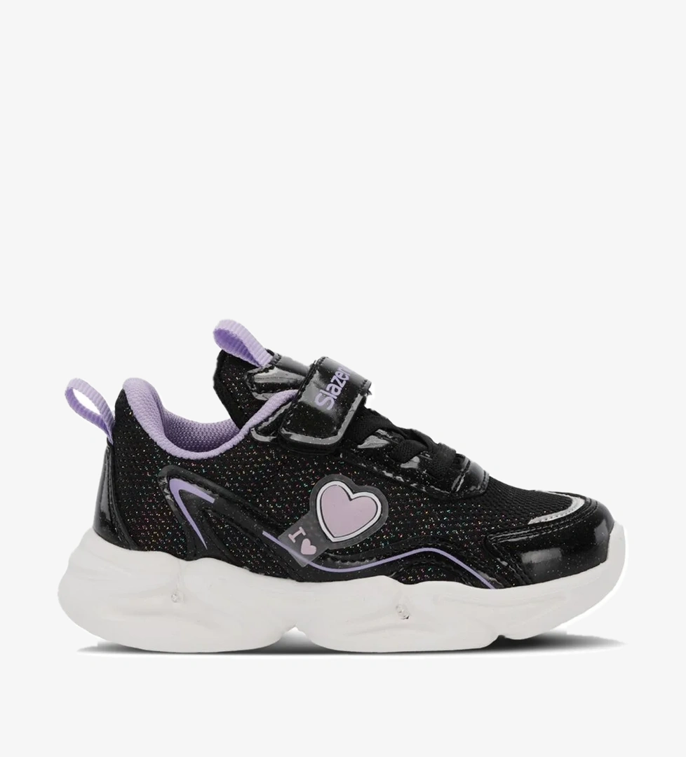 KLARION Çocuk Günlük Siyah / Mor