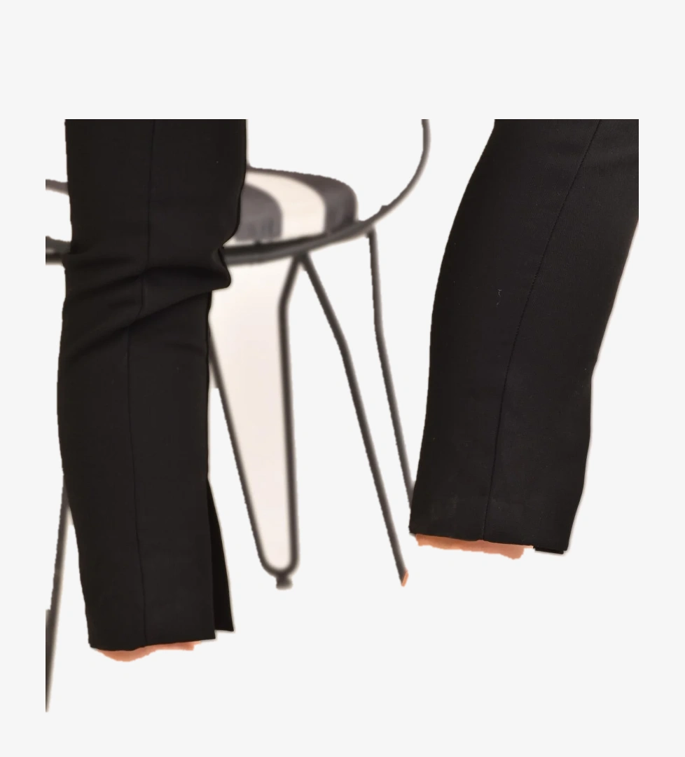 Kadın Sivri Burun V Tokalı Günlük Babet - Görsel 1