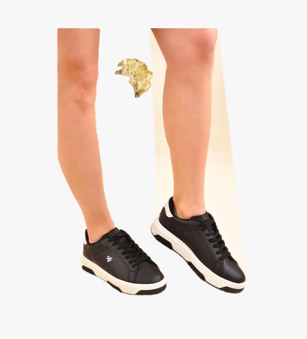 Kadın Anatomik Esnek Taban Günlük Bağcıklı Spor Ayakkabı Ergonomik Rahat Nefes Alabilen - Görsel 1