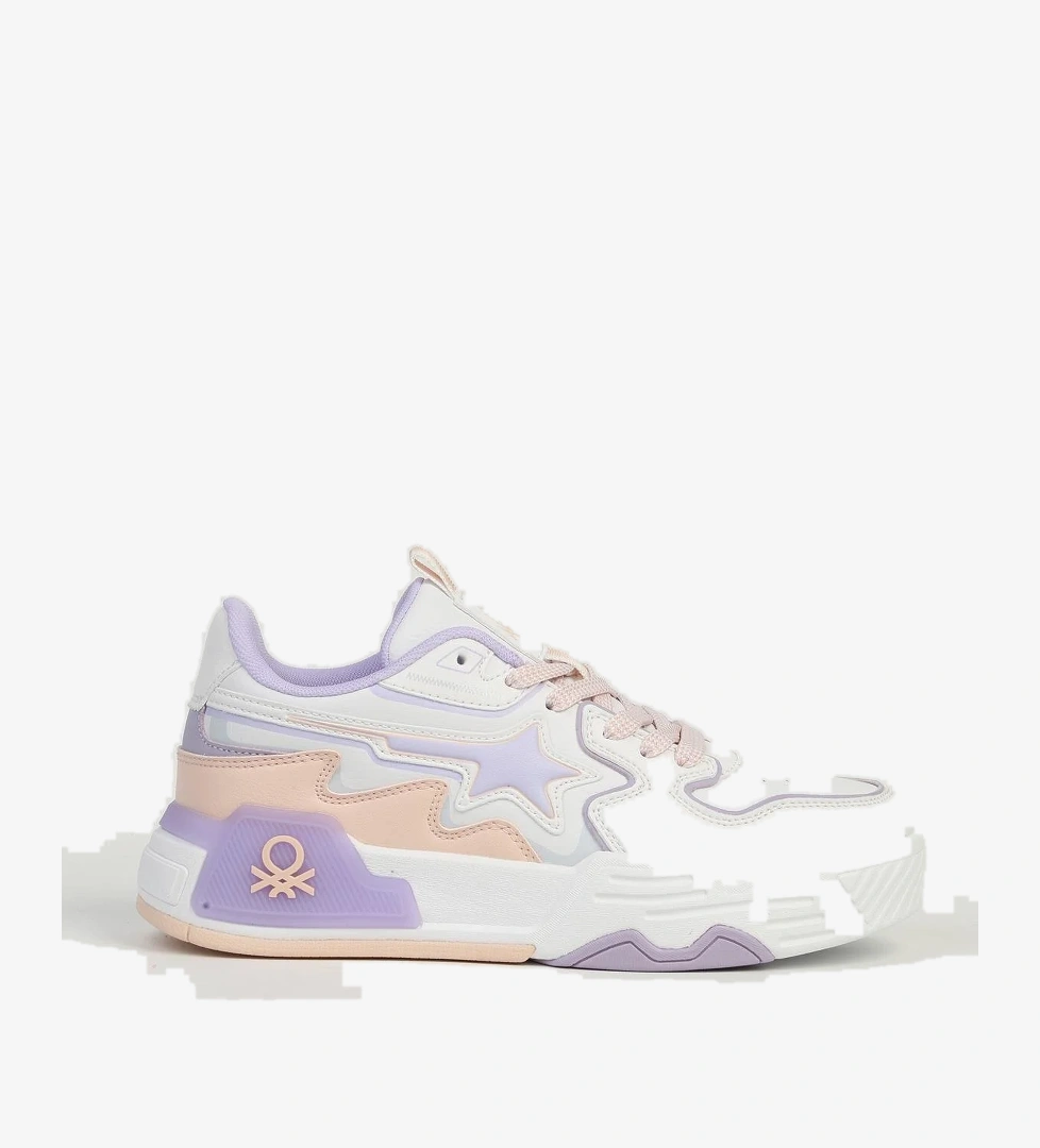 Beyaz Pudra Kadın Spor Ayakkabı İTHAL BNI-11512