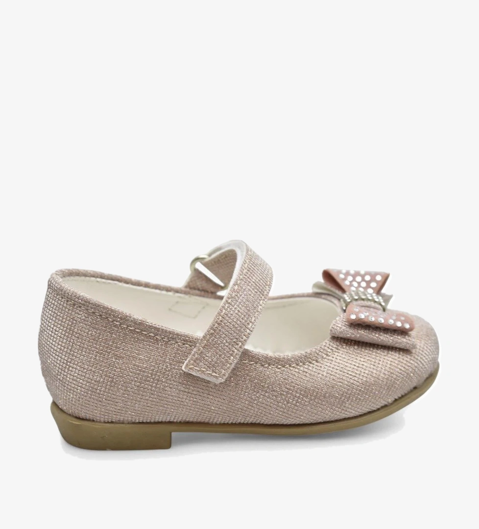 5951 Rahat Taban Tokalı Kız Çocuk Babet Ayakkabı Düğün Abiye Nişan Ev Babeti