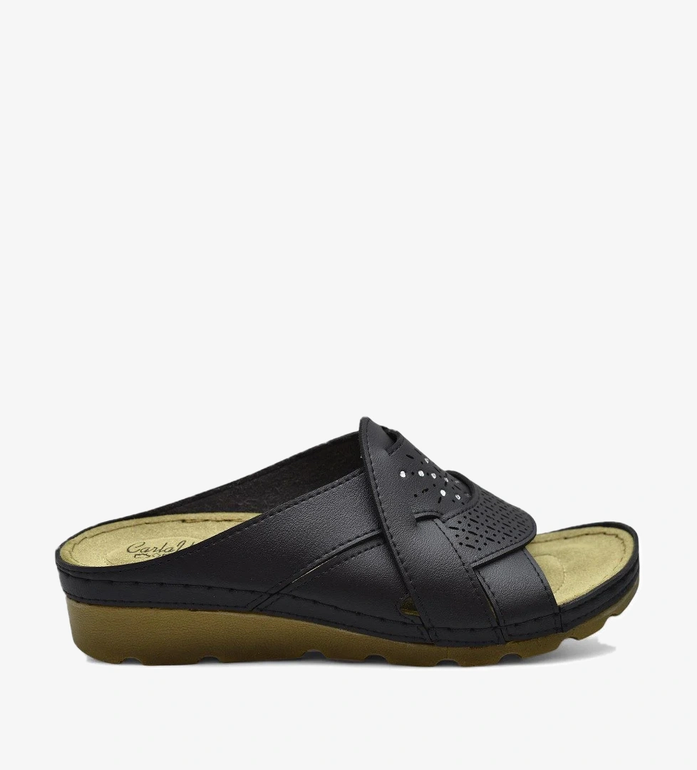 Ispartalılar 160149 CV TAM Ortopedik Taban Günlük Kadın Terlik Anatomik Taban model görseli