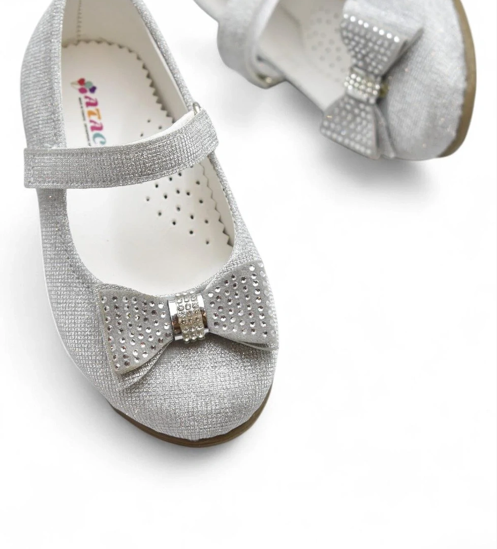 Ispartalılar 5951 Rahat Taban Tokalı Kız Çocuk Babet Ayakkabı Düğün Abiye Nişan Ev Babeti model görseli