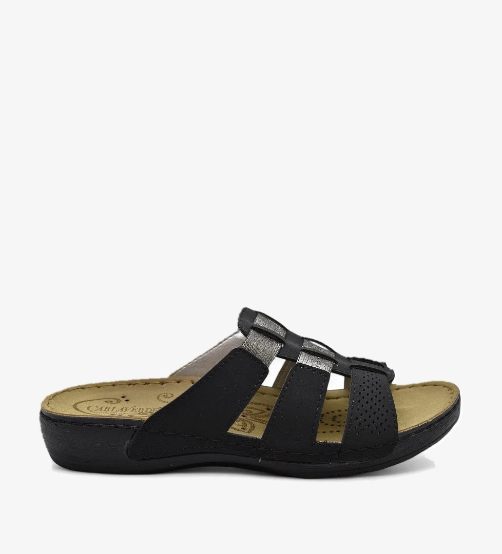 Ispartalılar 150988 CV TAM Ortopedik Taban Günlük Kadın Terlik Sandalet Lastik Yanlar model görseli