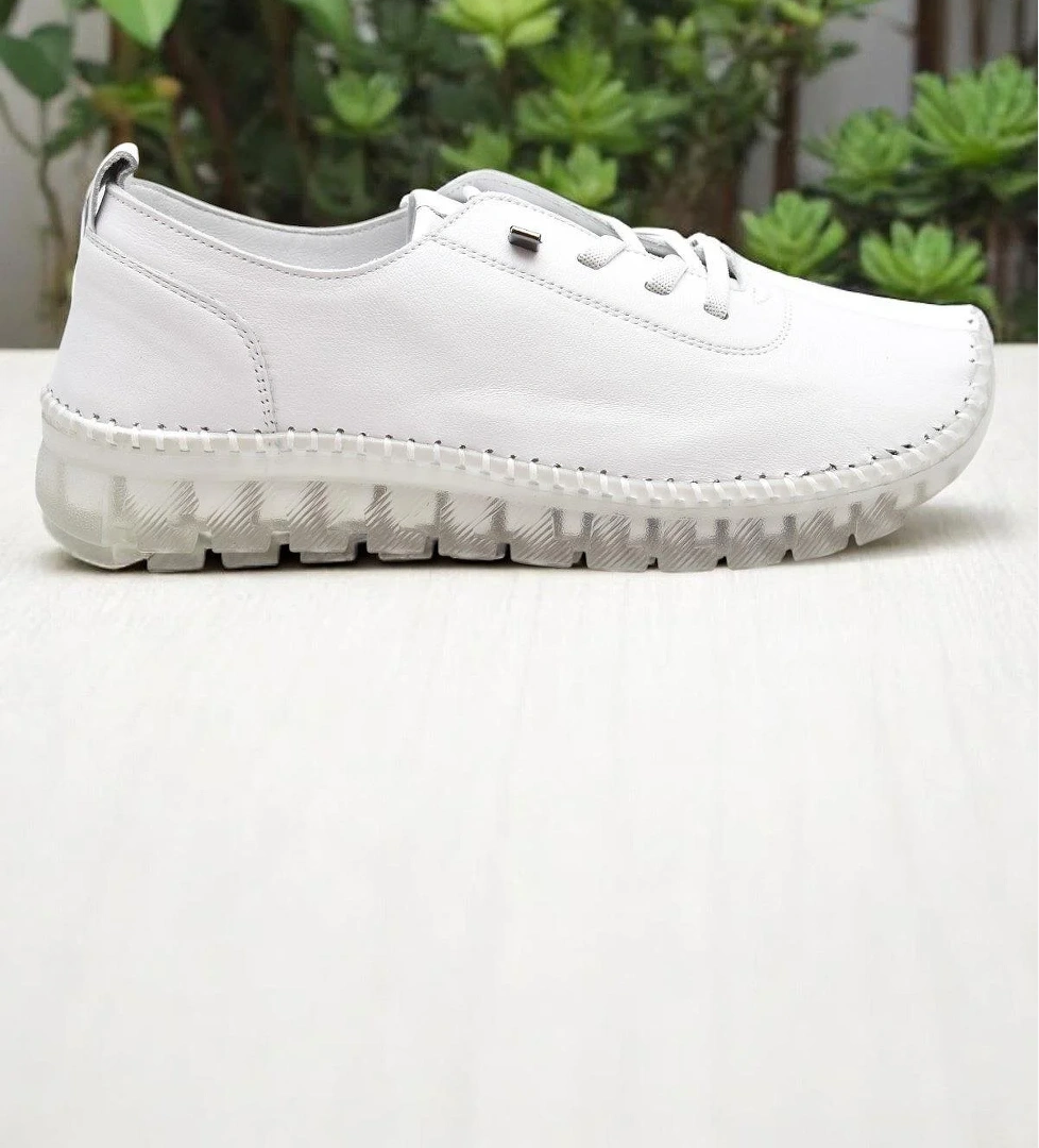 Ispartalılar 211 Tam Ortopedik Hafif Dolgu Taban Günlük Hakiki Deri Kadın Ayakkabı model görseli