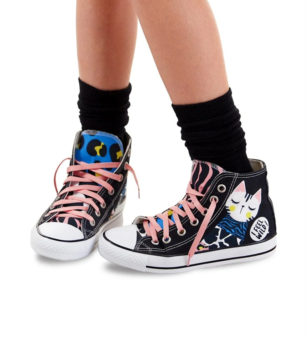 Orman Kedisi Kız Çocuk Sneakers Spor Ayakkabı