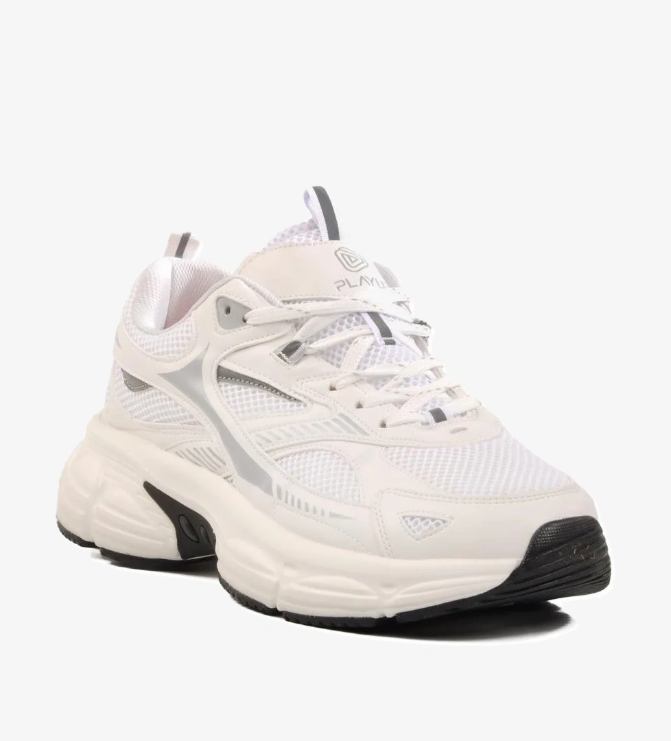 Beyaz Fileli Erkek Spor Ayakkabı MS-251-530 M