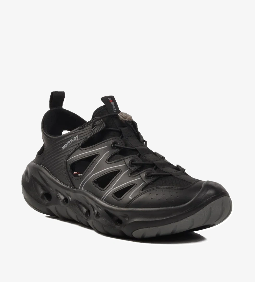 25424 Siyah Hafif Esnek Erkek Spor Ayakkabı Asmara M