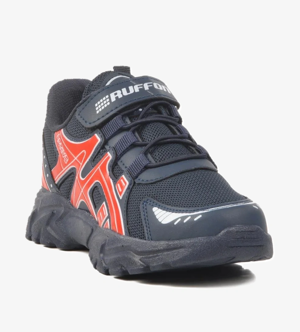 Lacivert-Kırmızı Çocuk Spor Ayakkabı Ruffon 2540 F - Görsel 1