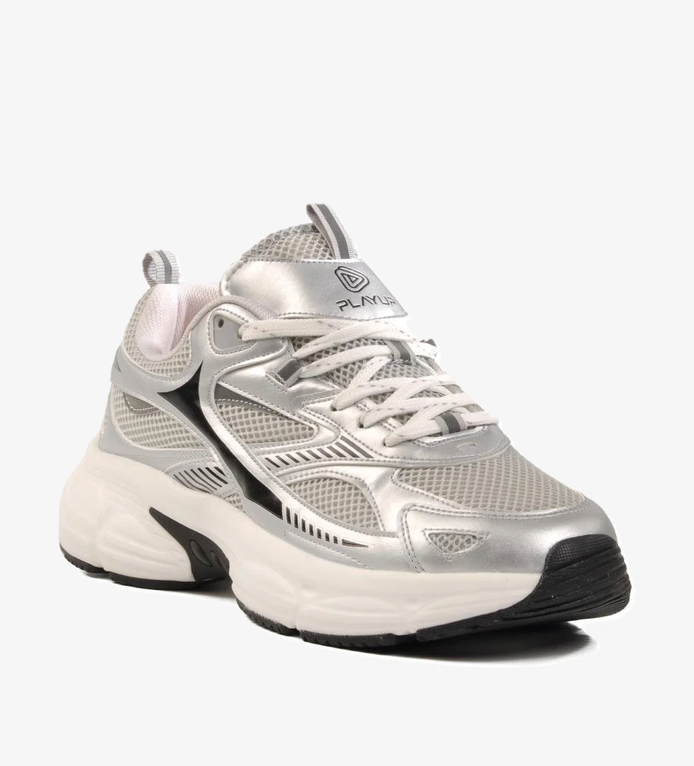 Gümüş Fileli Erkek Spor Ayakkabı MS-251-530 M