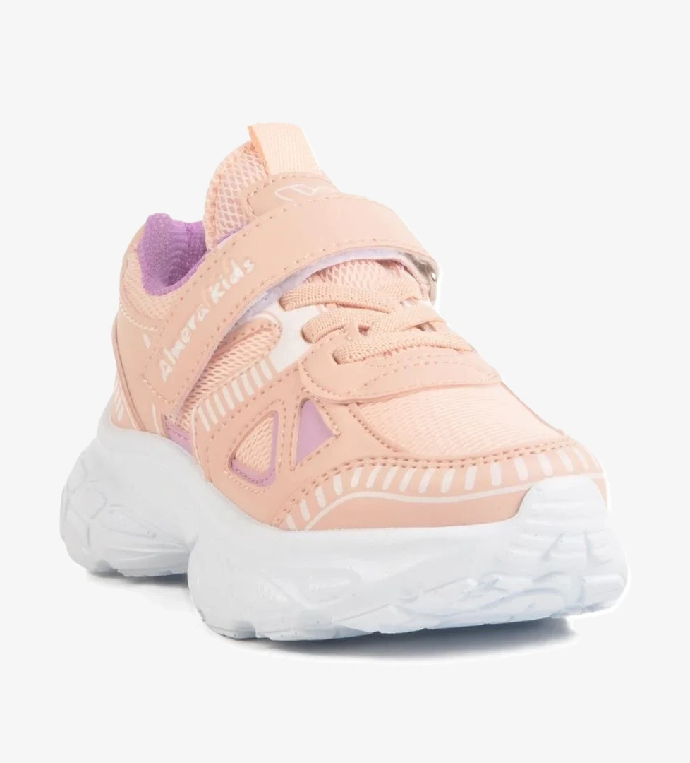 Pudra-Lila Çocuk Spor Ayakkabı Almera 1500 P