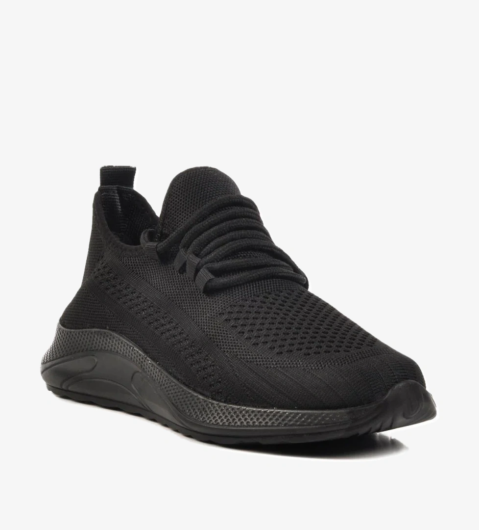 Siyah Triko Hafif Erkek Spor Ayakkabı Pına 103 M - Görsel 1