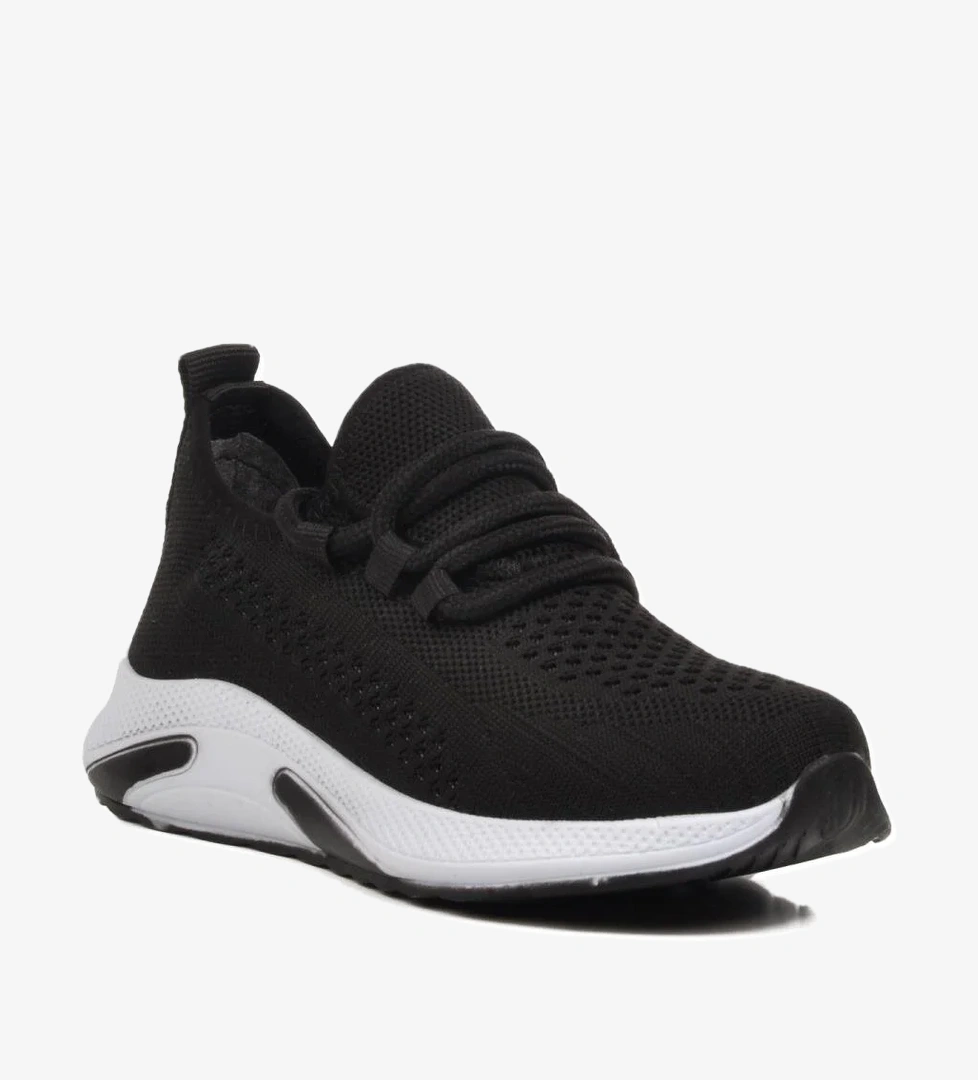 Siyah Hafif Unisex Çocuk Spor Ayakkabı Pına 151 F