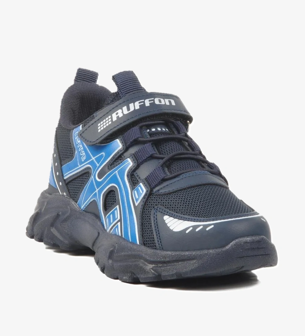 Lacivert-Beyaz Çocuk Spor Ayakkabı Ruffon 2540 F