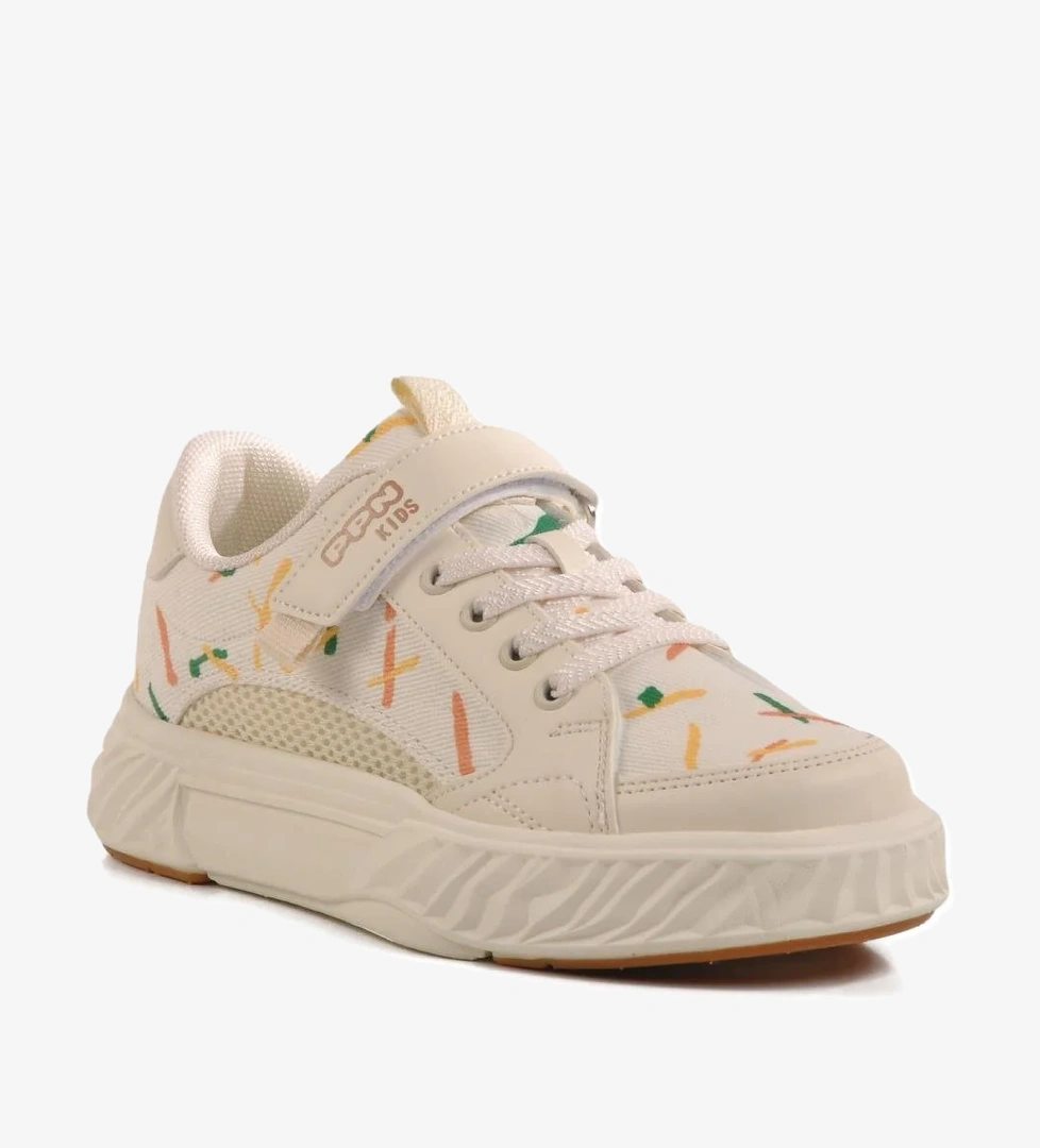 Walkway Ppn Ppn1883 1883 Hafif F Krem Esnek Siyah Çocuk Spor Ayakkabı model görseli