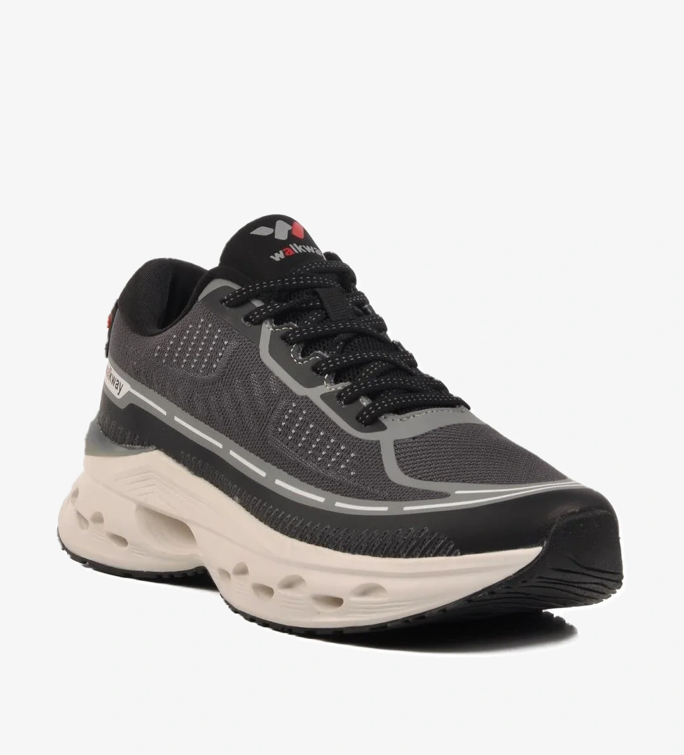 25411 Siyah Fileli Memory Foam Erkek Spor Ayakkabı Novi M - Görsel 1