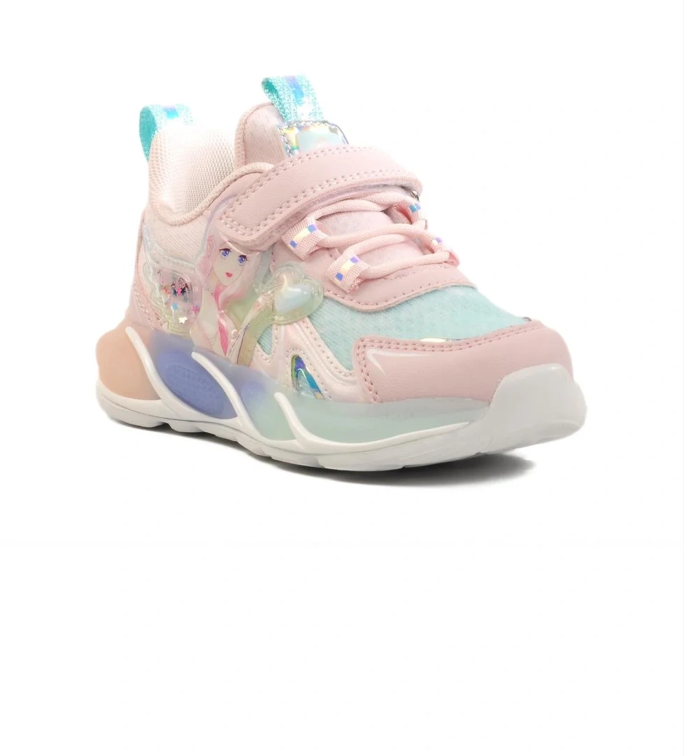 Walkway Lila Pudra Cırtlı Kız Çocuk Spor Ayakkabı 1944 P model görseli