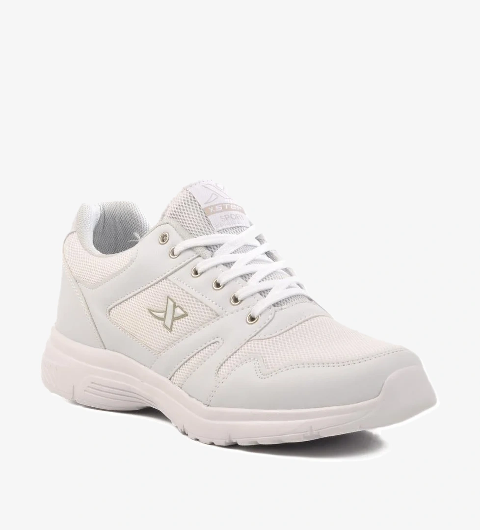 020 M Büyük Numara Beyaz Fileli Erkek Spor Ayakkabı - Görsel 1