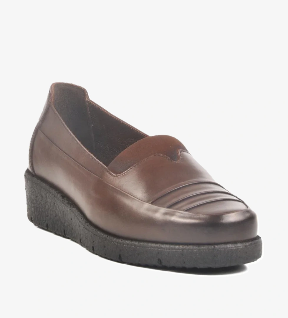Walkway BB0110 Z Kahve Hakiki Deri Kadın Günlük Ayakkabı model görseli