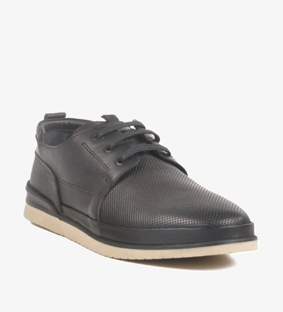 Walkway Lo2063 Lo2063-r176 M Siyah Lacivert Hakiki Deri Erkek Günlük Ayakkabı model görseli