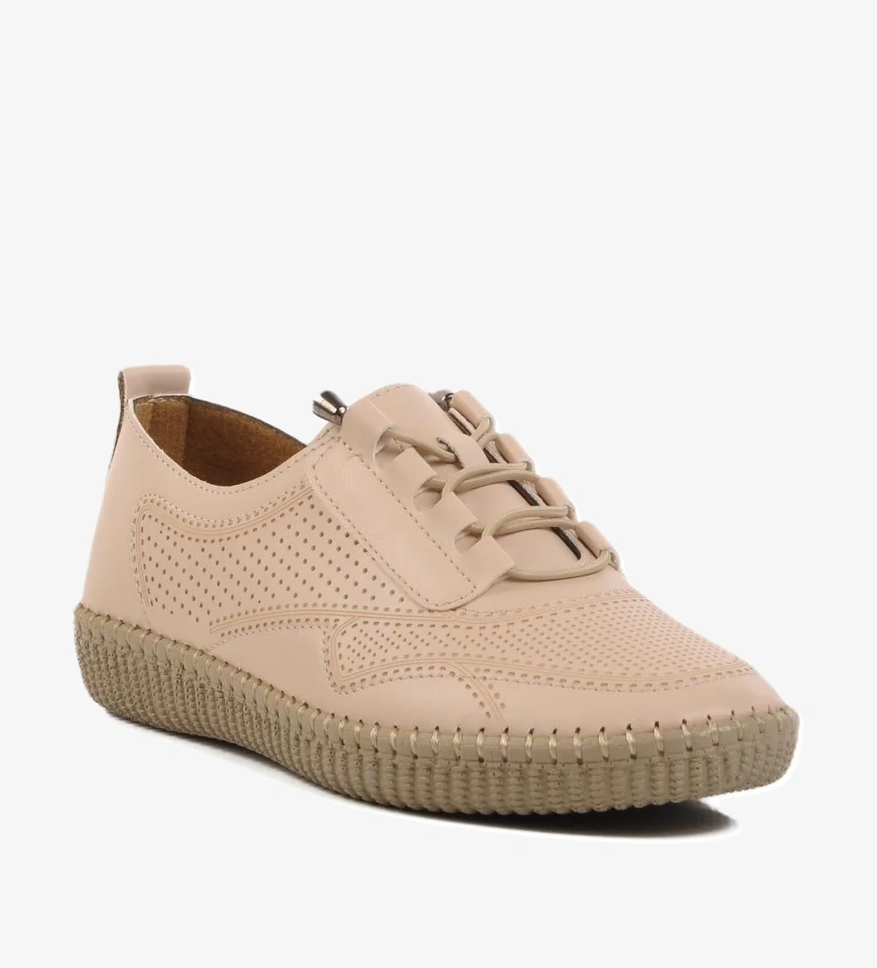 651566 Z Bej Kadın Günlük Ayakkabı