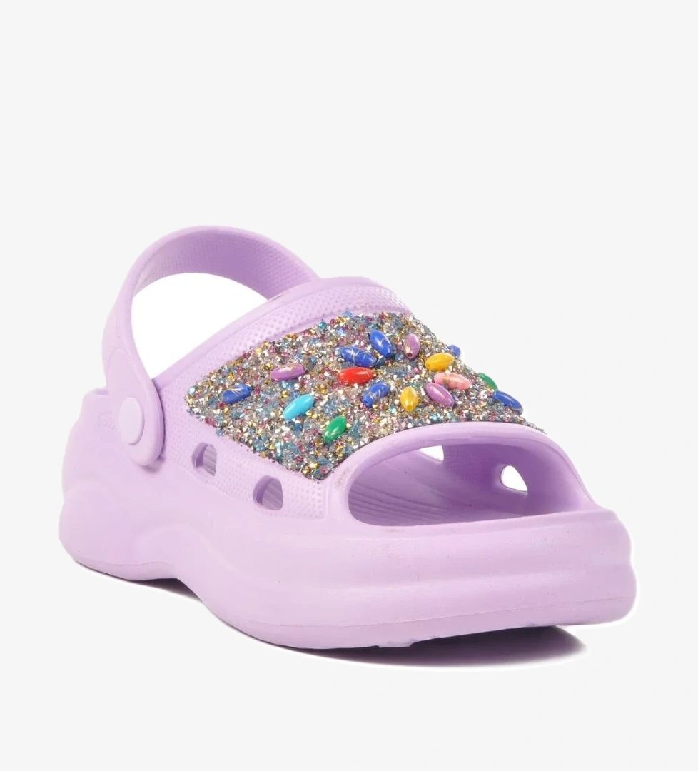 E-800 Z Lila Kadın Terlik