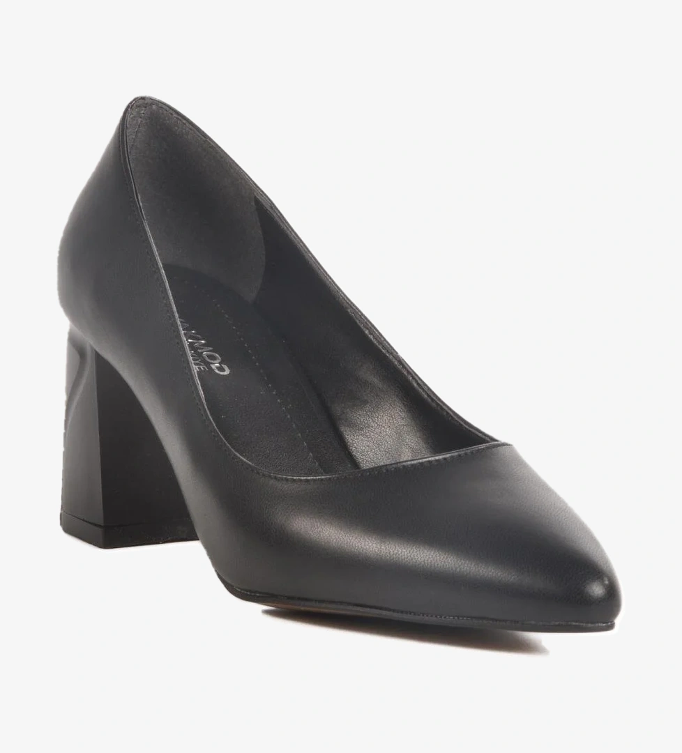 312265 Z Siyah Kadın Topuklu Ayakkabı