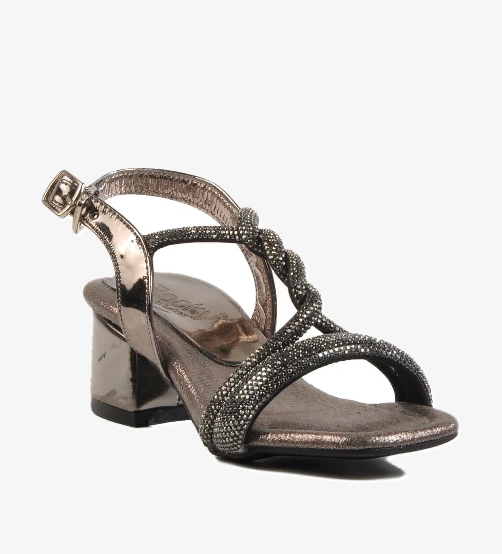 Platin Çocuk Topuklu Ayakkabı Rocky 07 P