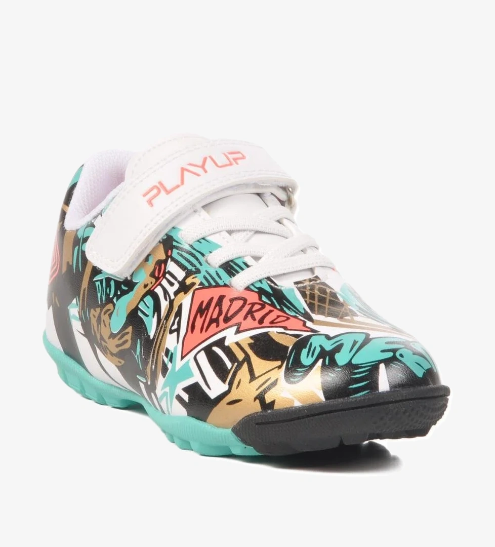 Beyaz Çocuk Halı Saha Ayakkabısı Playup PH-251-145 P