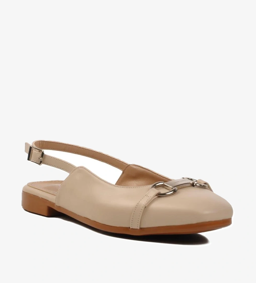 Bej Kadın Abiye Ayakkabı PC-54711 Z