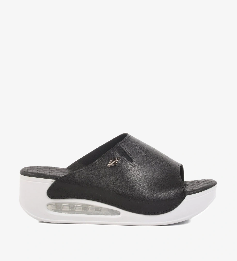 Siyah Anatomik Yüksek Taban Kadın Terlik 100-962 Z