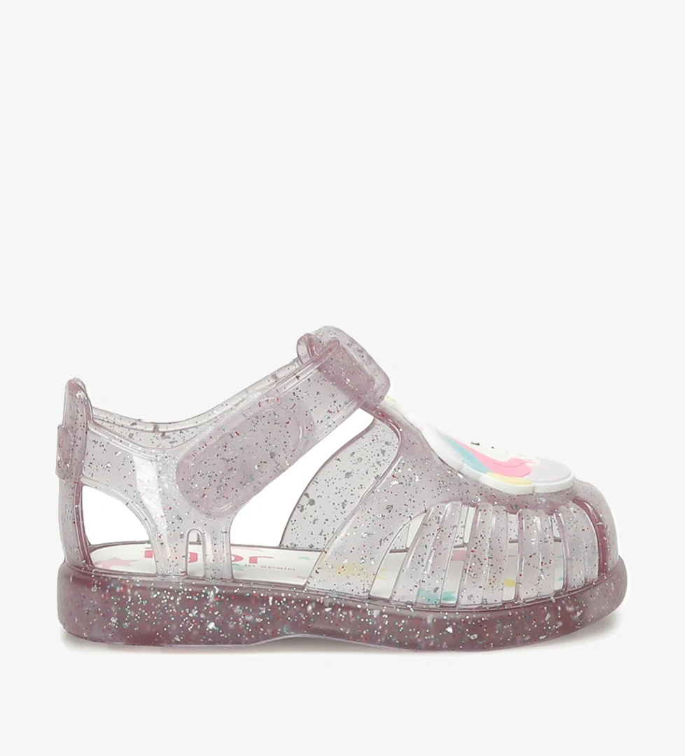 S10341 TOBBY UNICORNIO Gri Kız Çocuk Sandalet