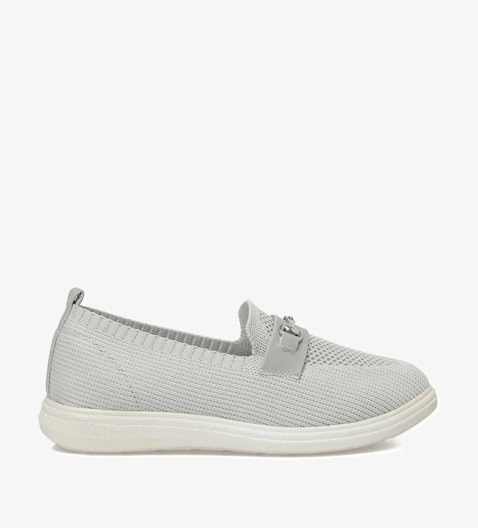 166783.Z5FX Gri Kadın Loafer - Görsel 1