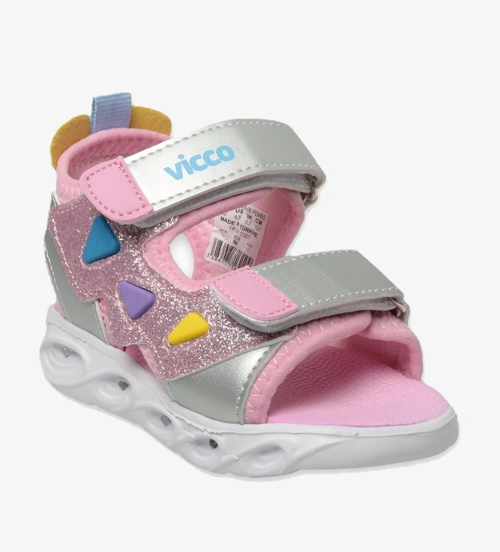 Vicco 321.P24Y204 Hilda Işılklı Pembe Erkek Çocuk Sandalet model görseli