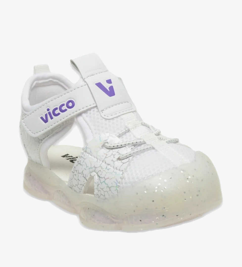 VICCO 321.E24Y211 Ilk Adım Phylon Işıklı Beyaz Çocuk Sandalet