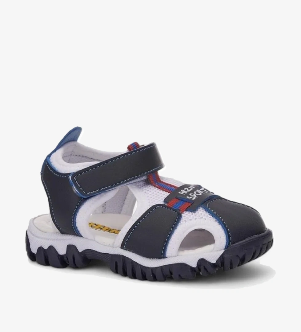 Arzen 03221 Ortopedik Erkek Çocuk Önü Kapalı Sandalet Ayakkabı