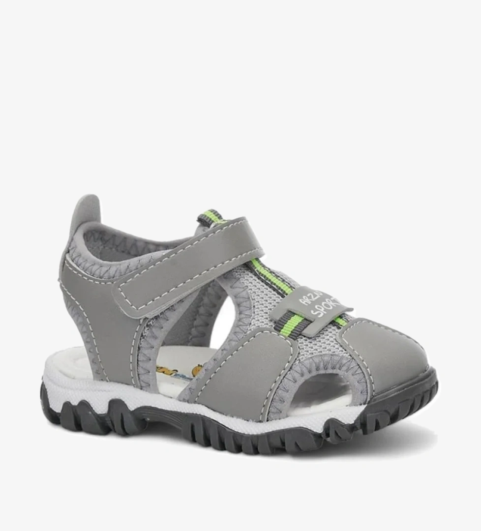 Arzen 03221 Ortopedik Erkek Çocuk Önü Kapalı Sandalet Ayakkabı