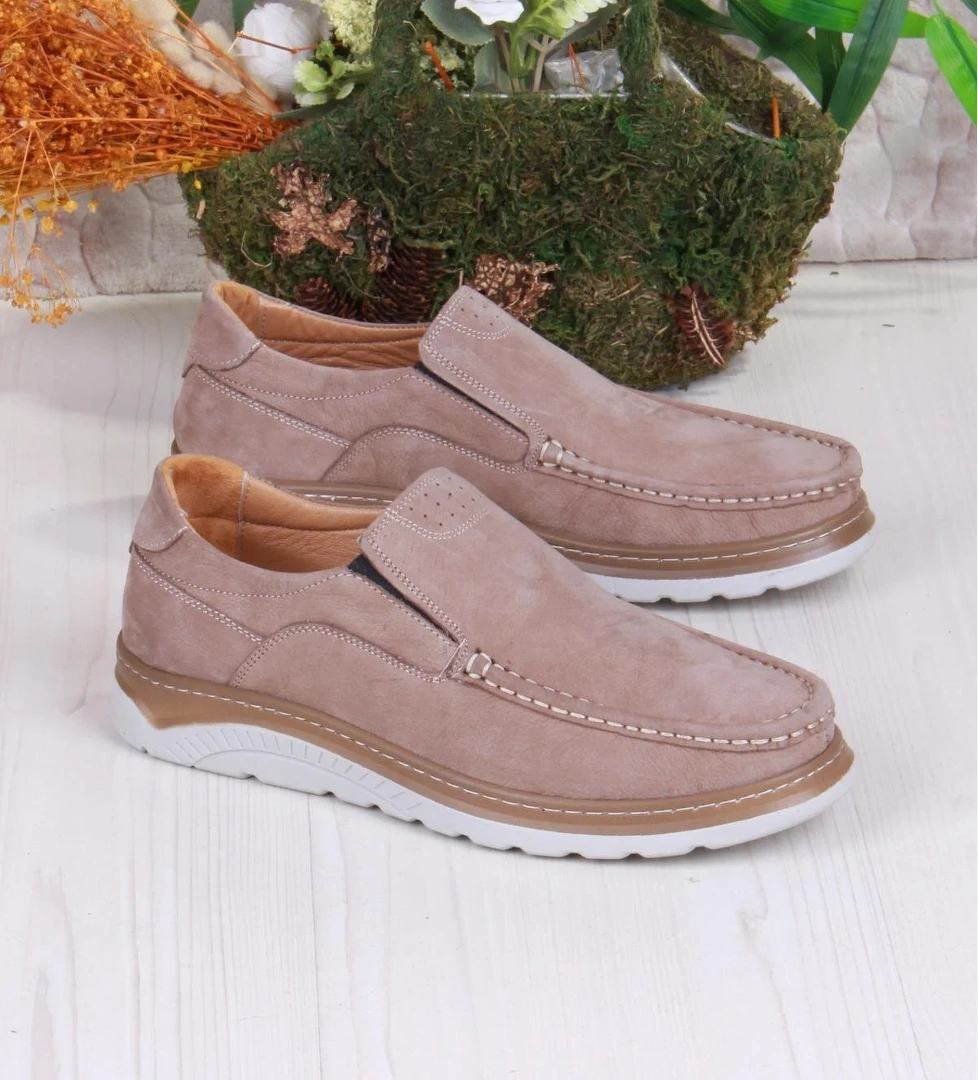 4041 Carlo Nubuk Hafif Rahat Hakiki Deri Erkek Ayakkabı