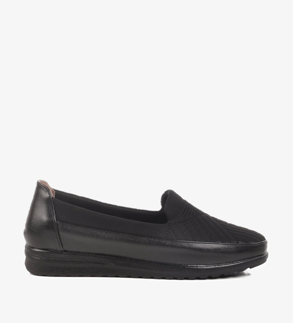 A Spor Aspor Siyah Jel Taban Anatomik Kadın Casual Ayakkabı model görseli