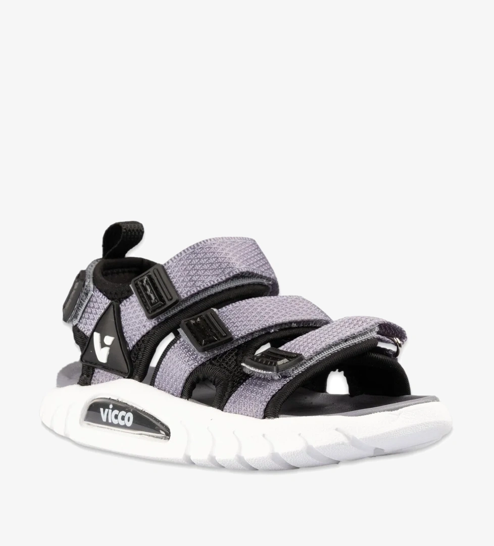 332.P25Y.212 Cube Patik Phylon Siyah-Beyaz Çocuk Sandalet