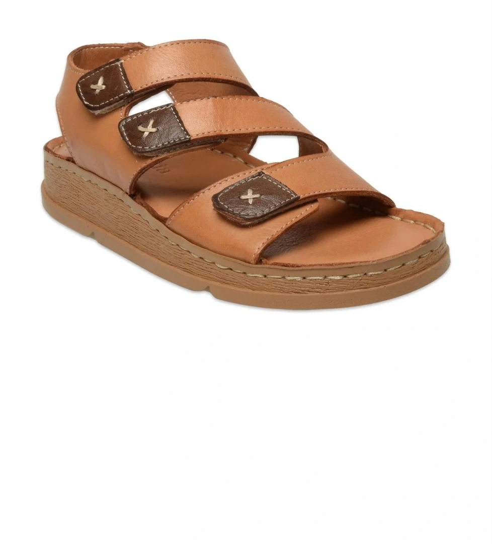 D25Ys-2450Z Günlük Taba Kadın Sandalet