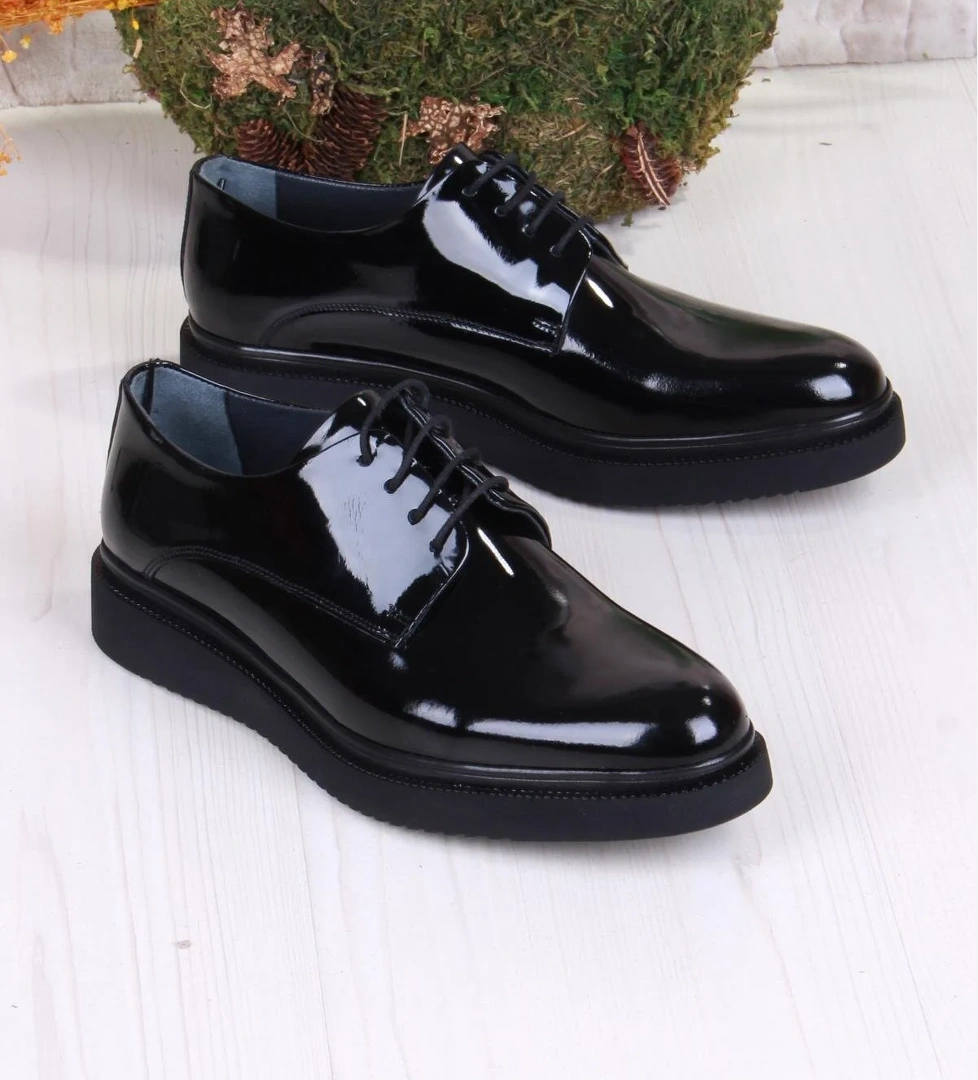 42247 Rugan Hafif Rahat İç Ve Dış Hakiki Deri Erkek Ayakkabı - Görsel 1