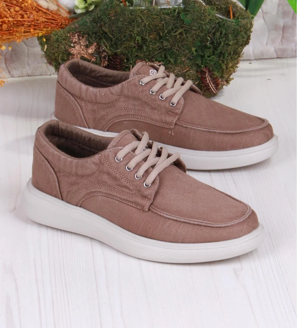 Fort Dks 023 Vizon Hafif Rahat Keten Sneaker Erkek Ayakkabı model görseli