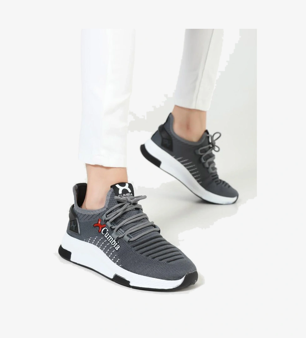Ayakcenter 382 Cumbia Gri Erkek Sneaker Spor Ayakkabı model görseli
