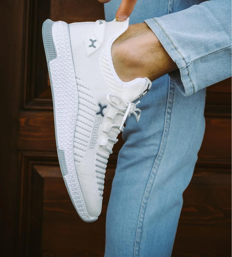 382 Cumbia Beyaz Erkek Sneaker Spor Ayakkabı - Görsel 1