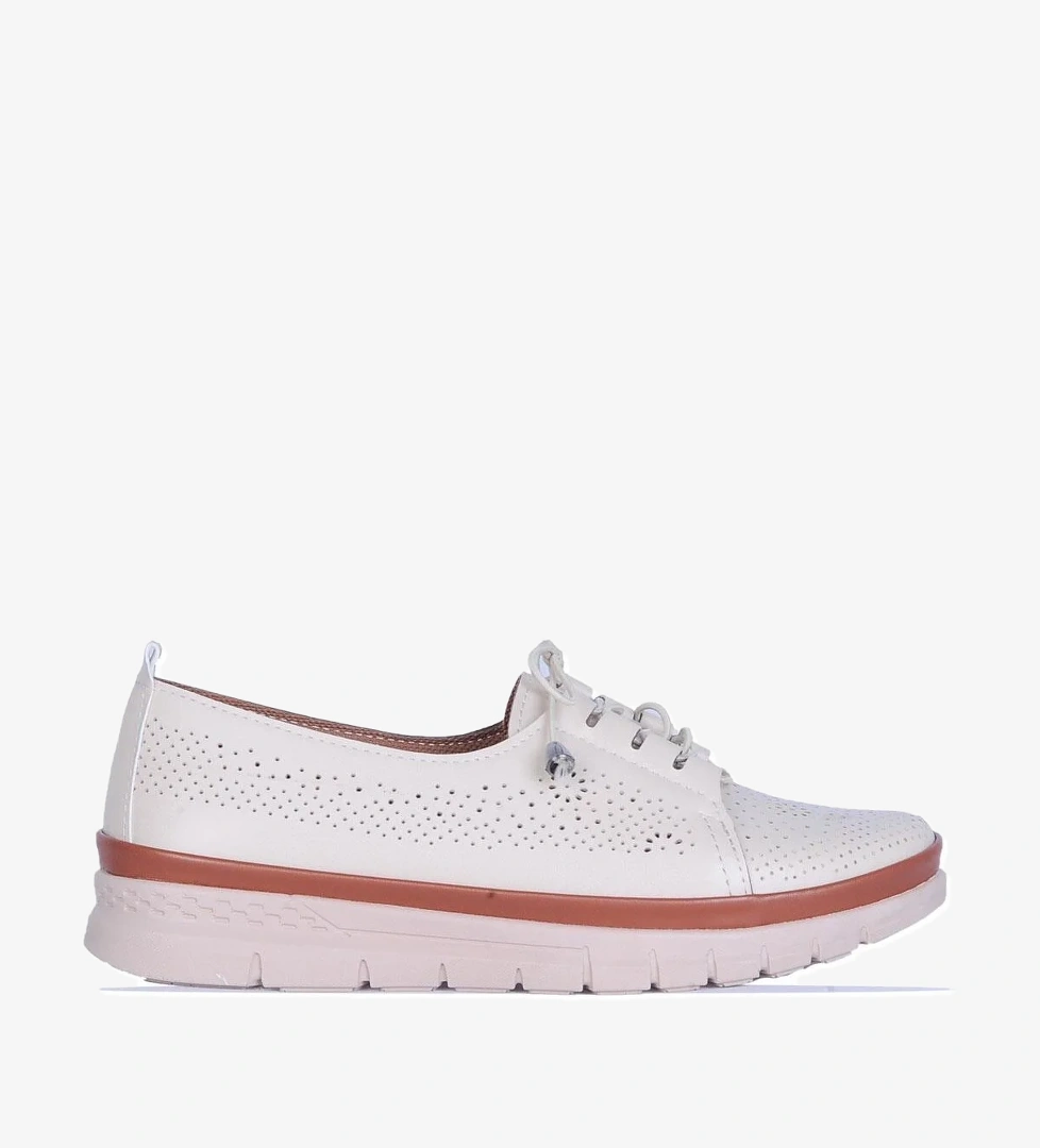 Ayakcenter 1029 Krem Ayzen Kadın Babet model görseli