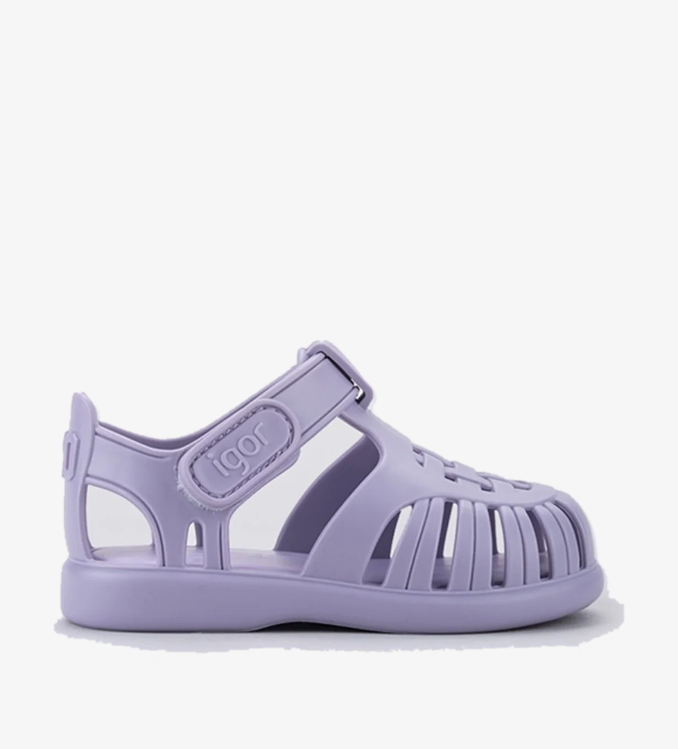 S10271 TOBBY SOLID Kız Çocuk Sandalet Malva - Görsel 1