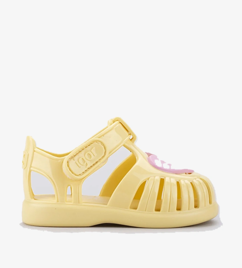 S10310 TOBBY GLOSS LOVE Kız Çocuk Vainilla Sandalet - Görsel 1