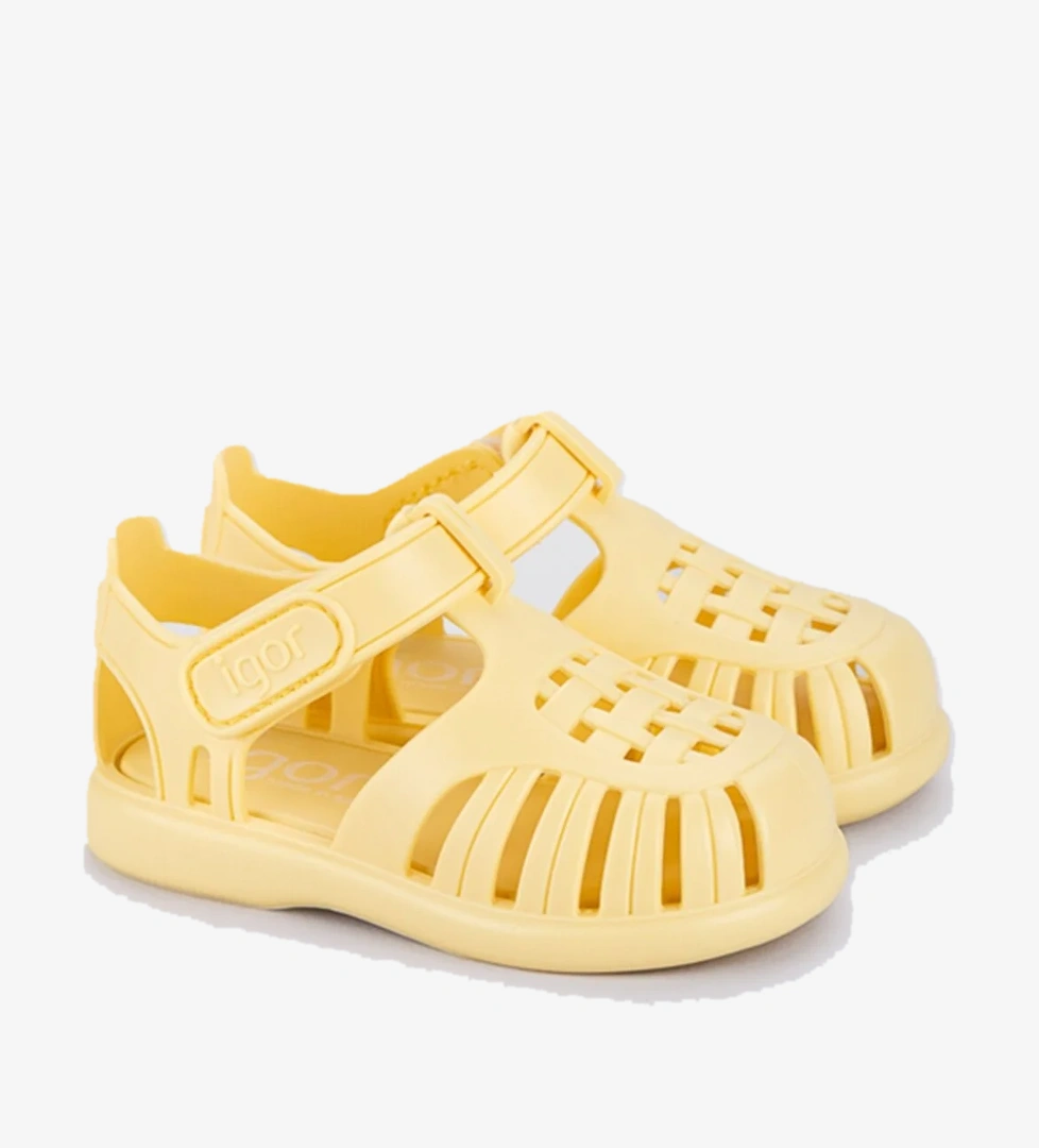 S10271 TOBBY SOLID Unisex Çocuk Vainilla Sandalet